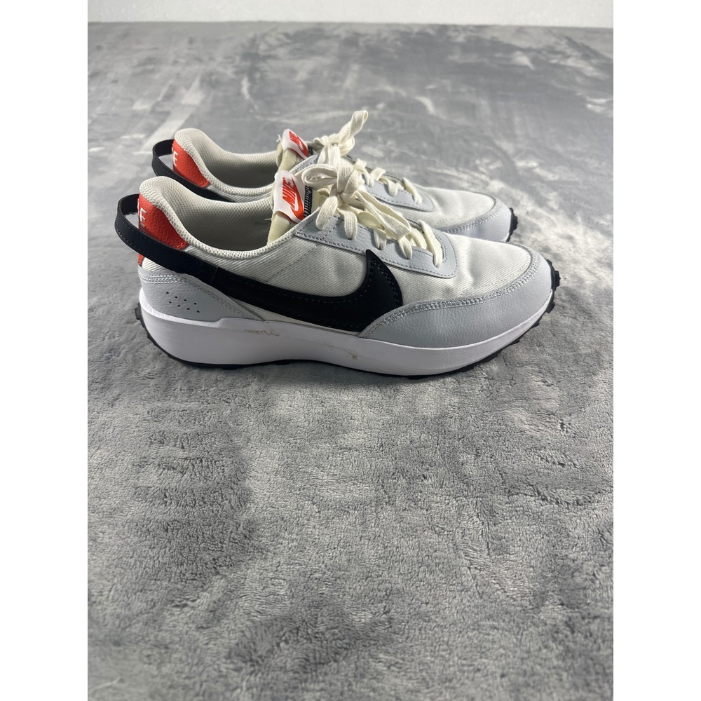 Nike Waffle Debut Mens Shoes White Black Picante Red DH9529-101 Size 9